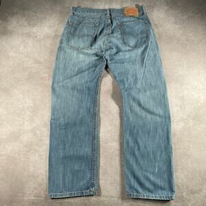 Levi’s 505 Medium Wash Straight Leg Stretch Denim Jean 34x29